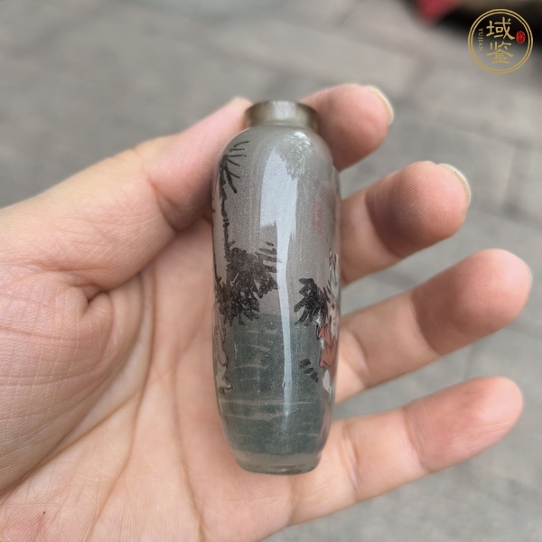 古玩玉器玻璃鼻煙壺真品鑒賞圖