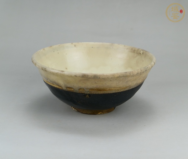 古玩陶瓷磁州窯緇素品種茶碗真品鑒賞圖