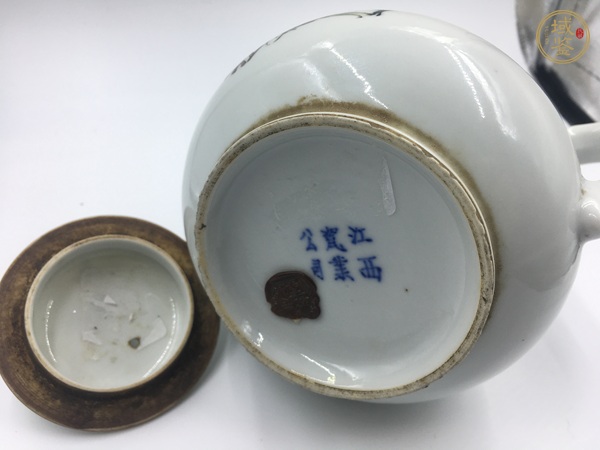 古玩陶瓷花鳥紋執(zhí)壺真品鑒賞圖