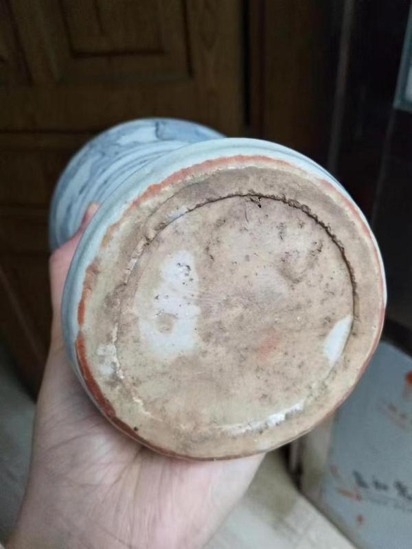 古玩陶瓷明正德青花鳳紋梅瓶拍賣,當前價格12000元