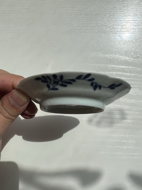 古玩陶瓷光緒·青花四美圖盤拍賣,當前價格500元