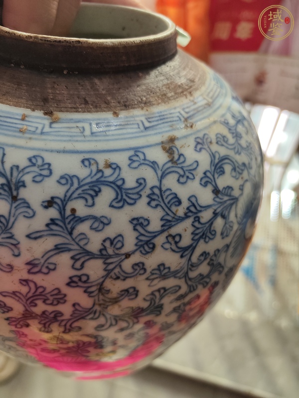 古玩陶瓷青花罐真品鑒賞圖