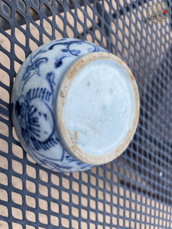古玩陶瓷囍字紋蓋盒真品鑒賞圖