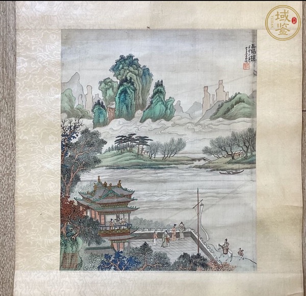 古玩字畫岳陽樓真品鑒賞圖