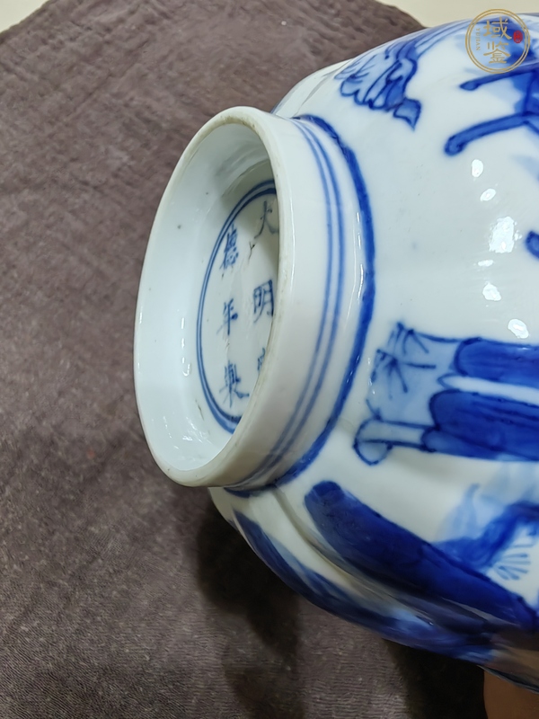 古玩陶瓷青花碗真品鑒賞圖