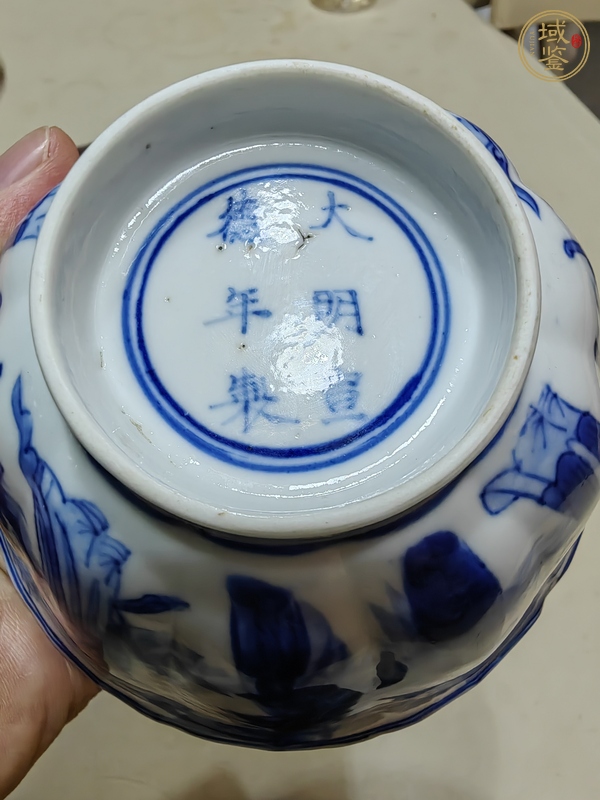 古玩陶瓷青花碗真品鑒賞圖