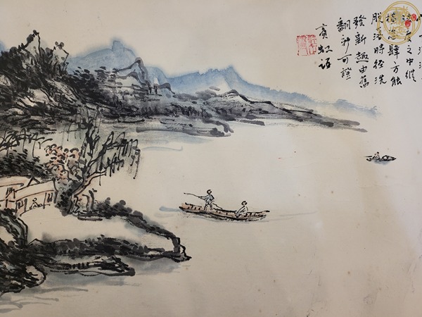 古玩字畫山水真品鑒賞圖