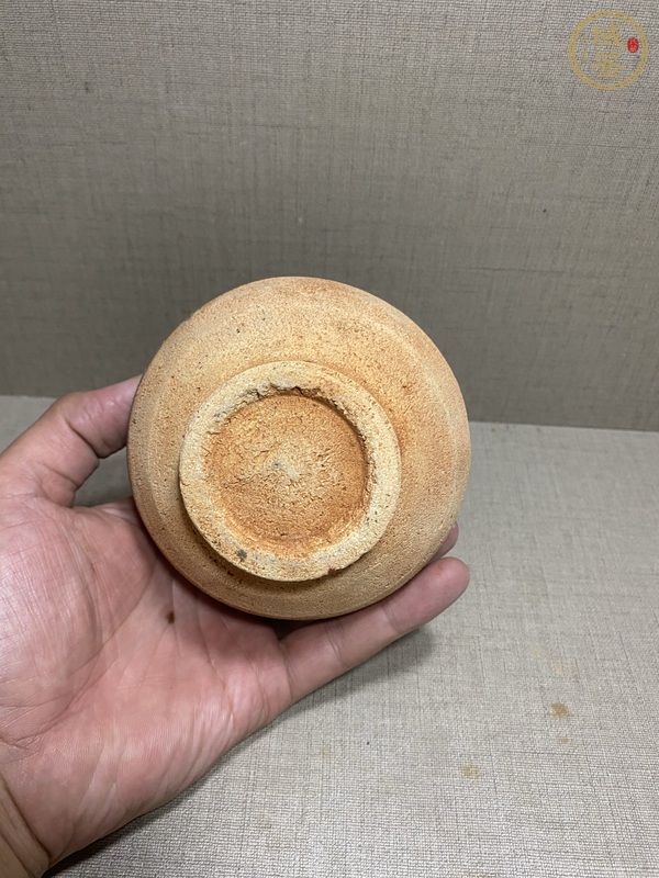 古玩陶瓷吉州窯褐釉茶入真品鑒賞圖