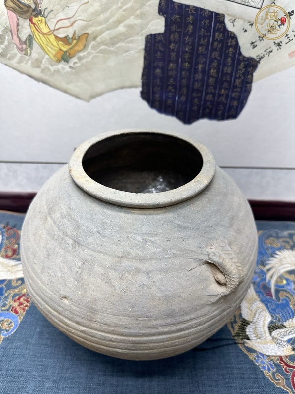 古玩陶瓷漢代雙耳瓿真品鑒賞圖