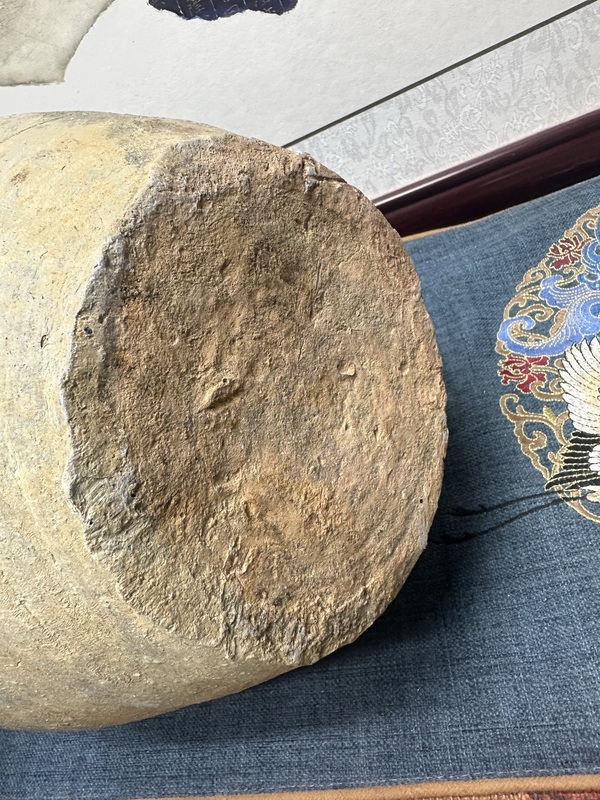 古玩陶瓷東漢精品旋紋雙耳瓿拍賣,當前價格569元