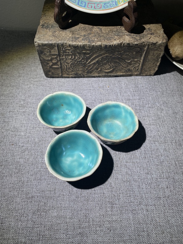 古玩陶瓷晚清.精品粉彩花卉小杯1500拍賣(mài)，當(dāng)前價(jià)格1500元