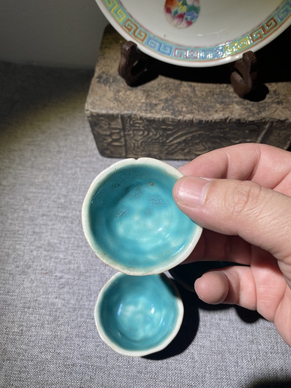 古玩陶瓷晚清.精品粉彩花卉小杯1500拍賣(mài)，當(dāng)前價(jià)格1500元