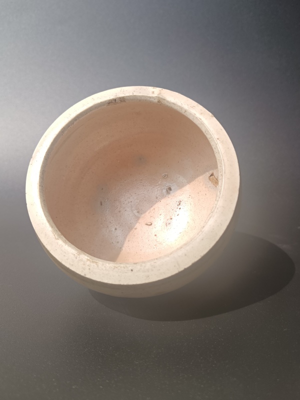 古玩陶瓷元代~精品白釉小缸拍賣,當前價格588元
