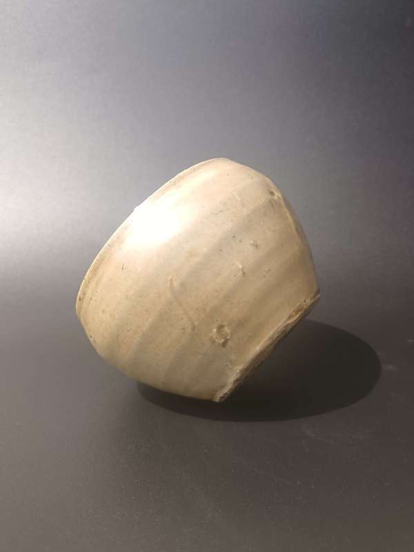 古玩陶瓷元代~精品白釉小缸拍賣,當前價格588元