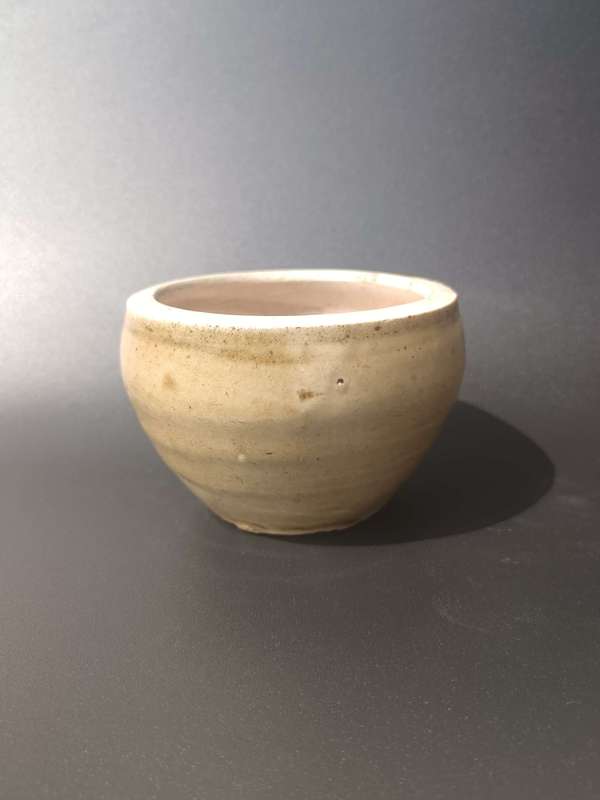 古玩陶瓷元代~精品白釉小缸拍賣,當前價格588元