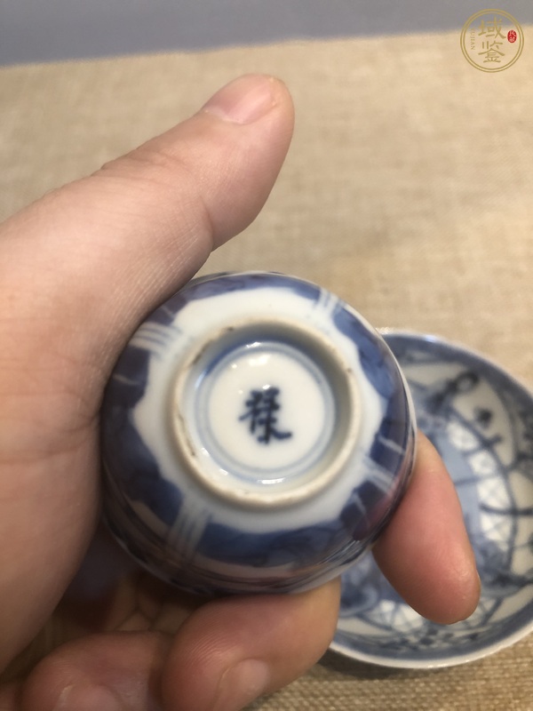 古玩陶瓷青花杯盤真品鑒賞圖