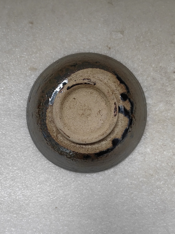 古玩陶瓷磁州窯窯變紫金釉茶碗拍賣,當前價格456元