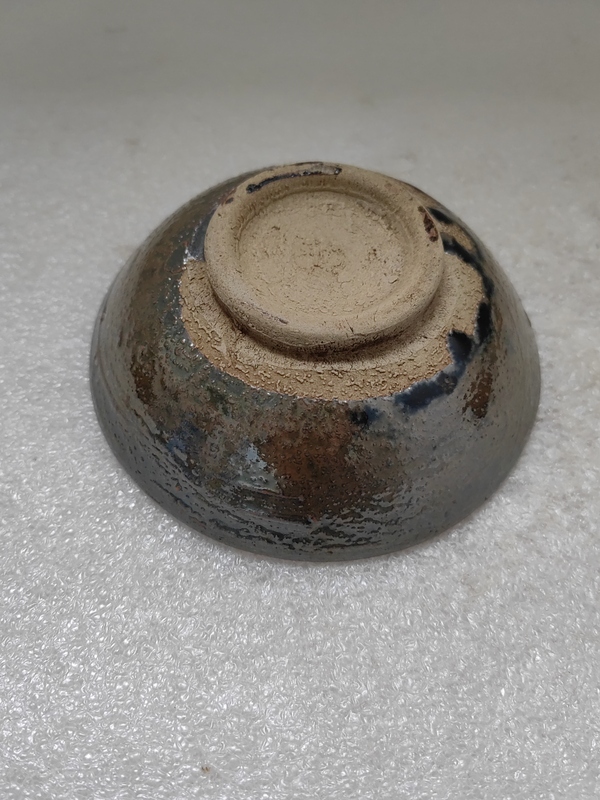 古玩陶瓷磁州窯窯變紫金釉茶碗拍賣,當前價格456元