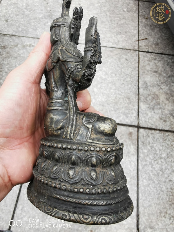 古玩銅器四臂觀音真品鑒賞圖