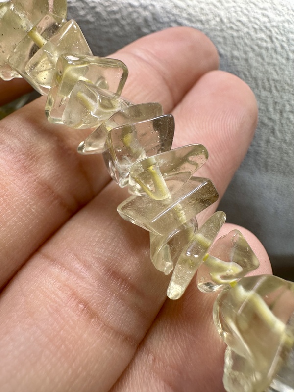 古玩玉器玻璃隕石隨型手鏈 世界上最純凈的天然玻璃(隕石沖擊玻璃)拍賣,當前價格266元