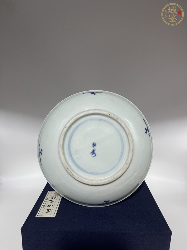 古玩陶瓷青花花鳥紋盤真品鑒賞圖