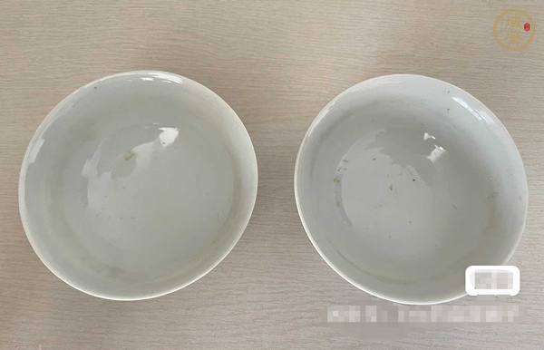 古玩陶瓷粉彩八寶紋茶碗真品鑒賞圖