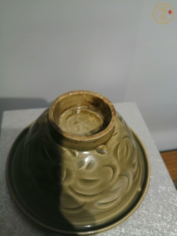 古玩陶瓷耀州窯刻花碗真品鑒賞圖