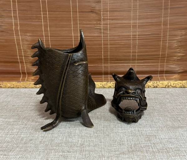 古玩銅器銅摩羯香薰拍賣，當(dāng)前價格5000元