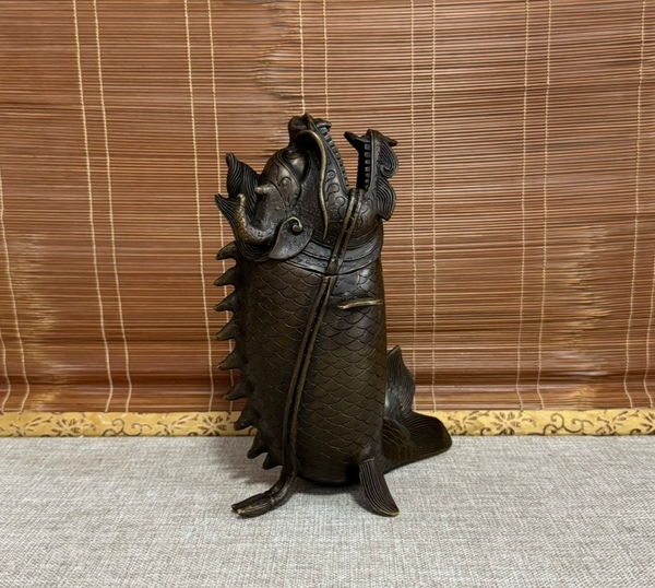 古玩銅器銅摩羯香薰拍賣，當(dāng)前價格5000元