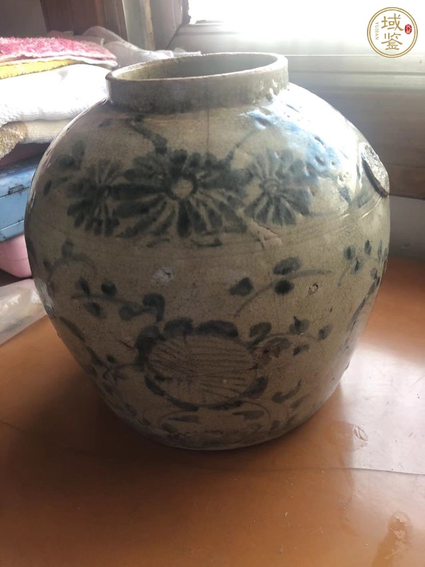 古玩陶瓷青花罐真品鑒賞圖