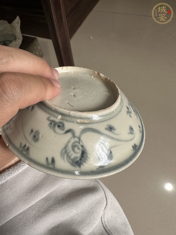 古玩陶瓷正德青花盤真品鑒賞圖