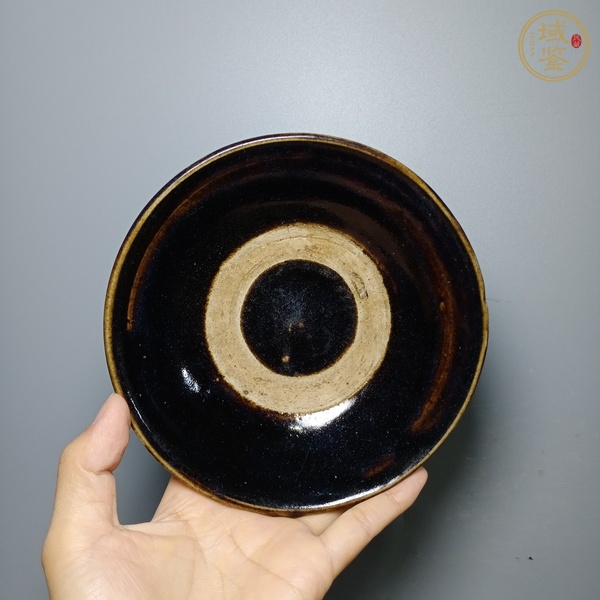 古玩陶瓷磁州窯黑釉茶碗真品鑒賞圖