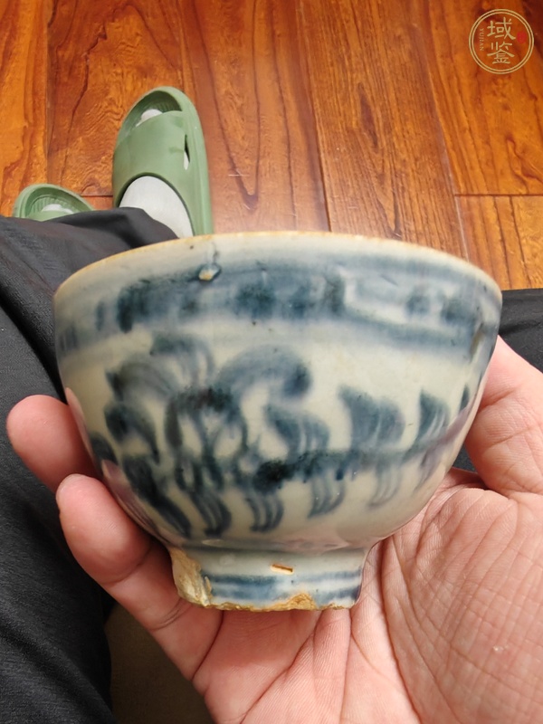 古玩陶瓷青花杯真品鑒賞圖