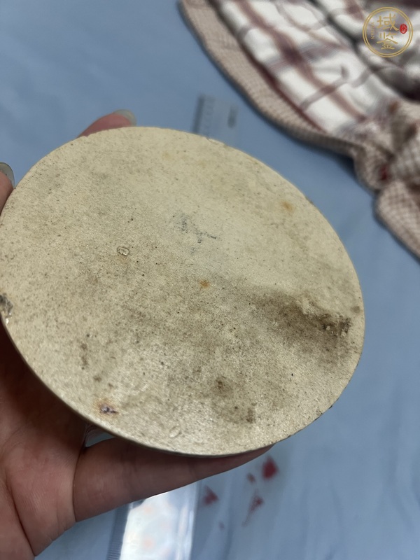 古玩陶瓷粉彩人物紋瓷板真品鑒賞圖