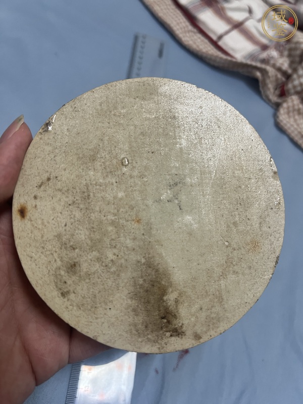 古玩陶瓷粉彩人物紋瓷板真品鑒賞圖