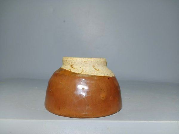 古玩陶瓷磁州窯紫金釉茶杯拍賣,當前價格386元