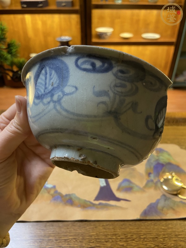 古玩陶瓷青花碗標本真品鑒賞圖