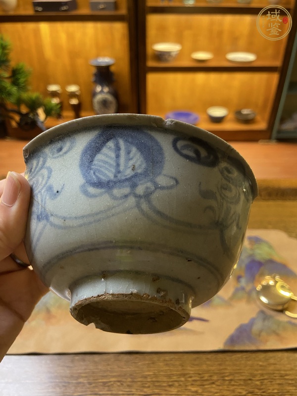 古玩陶瓷青花碗標本真品鑒賞圖