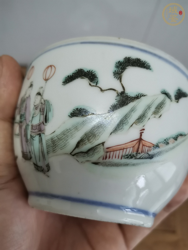 古玩陶瓷粉彩蓋缸真品鑒賞圖