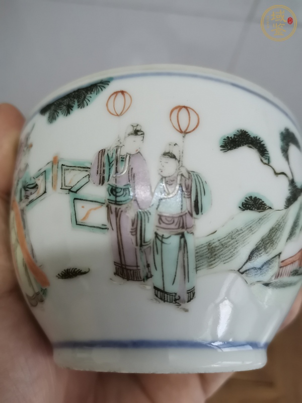 古玩陶瓷粉彩蓋缸真品鑒賞圖