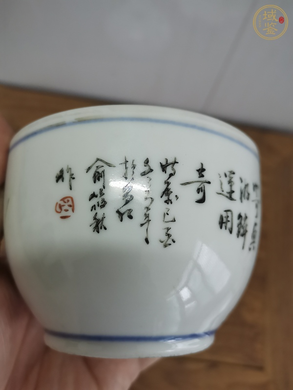 古玩陶瓷粉彩蓋缸真品鑒賞圖