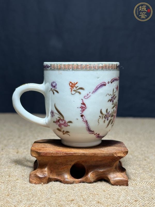 古玩陶瓷廣彩執(zhí)杯真品鑒賞圖