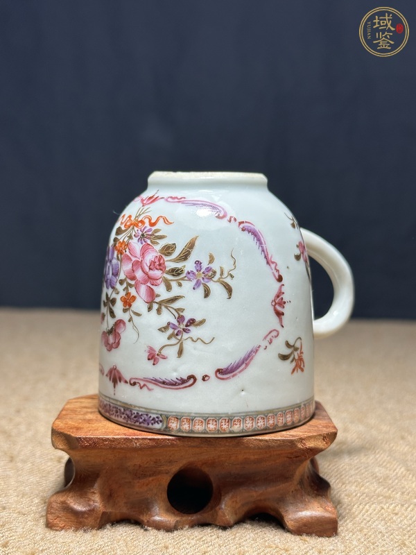 古玩陶瓷廣彩執(zhí)杯真品鑒賞圖