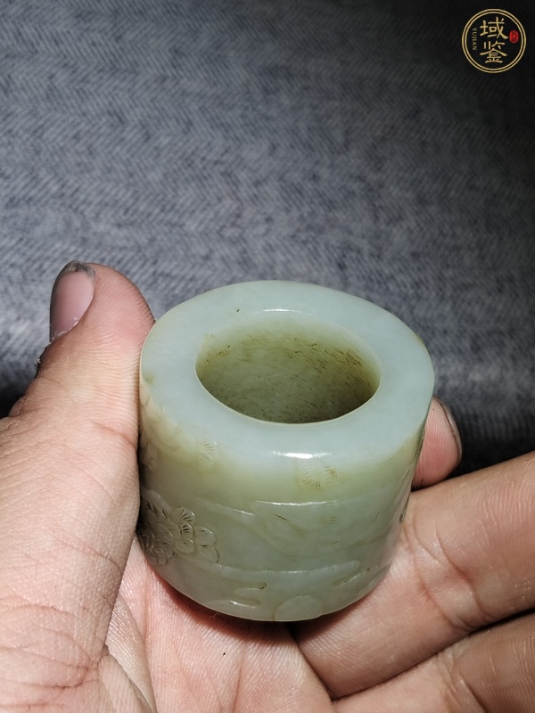 古玩玉器和田玉雕“扳指”真品鑒賞圖