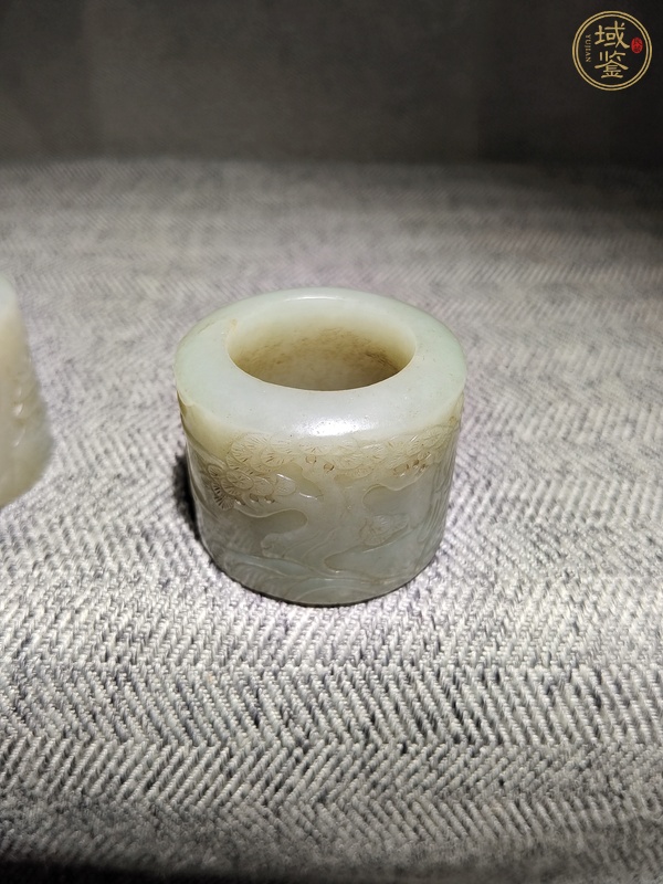 古玩玉器和田玉雕“扳指”真品鑒賞圖