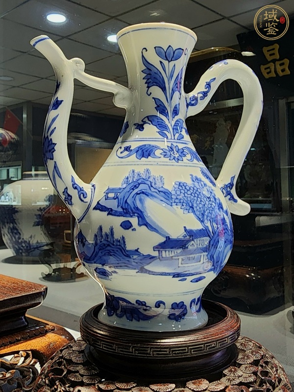 古玩陶瓷青花執(zhí)壺真品鑒賞圖