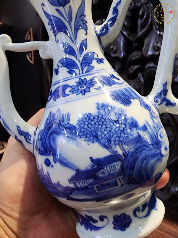 古玩陶瓷青花執(zhí)壺真品鑒賞圖