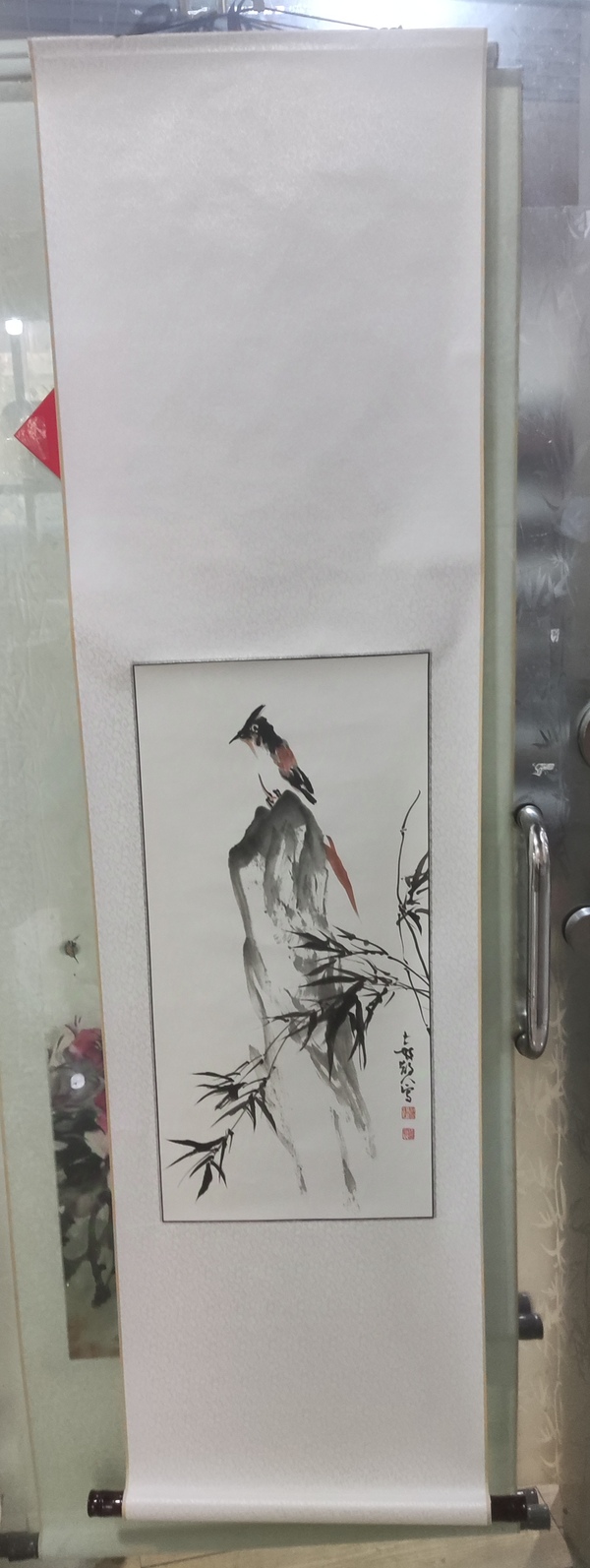 古玩字畫精工裝裱河南名家謝英慧 花鳥拍賣,當前價格188元
