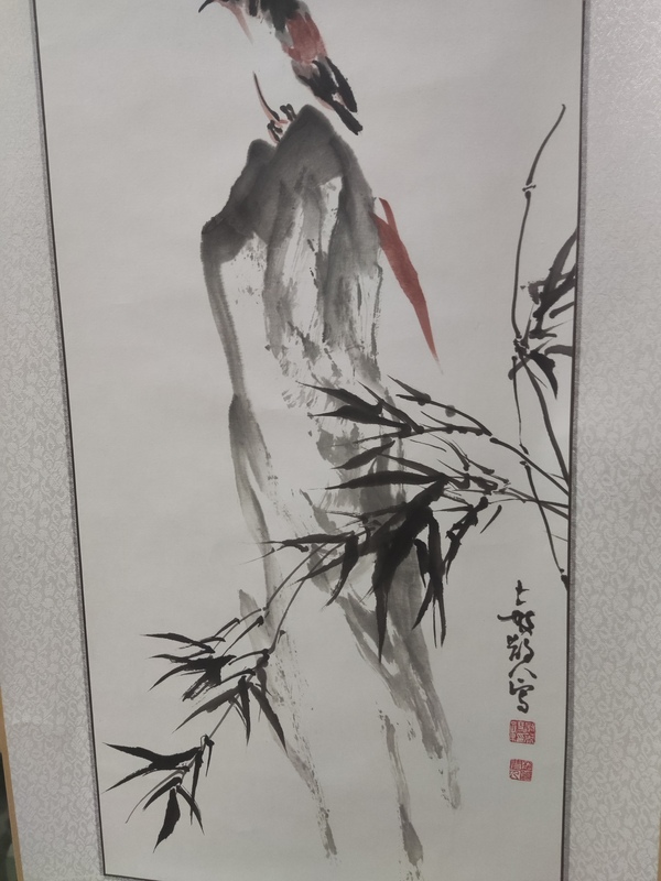 古玩字畫精工裝裱河南名家謝英慧 花鳥拍賣,當前價格188元