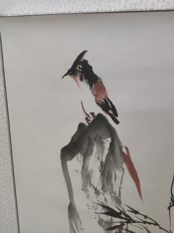古玩字畫精工裝裱河南名家謝英慧 花鳥拍賣,當前價格188元